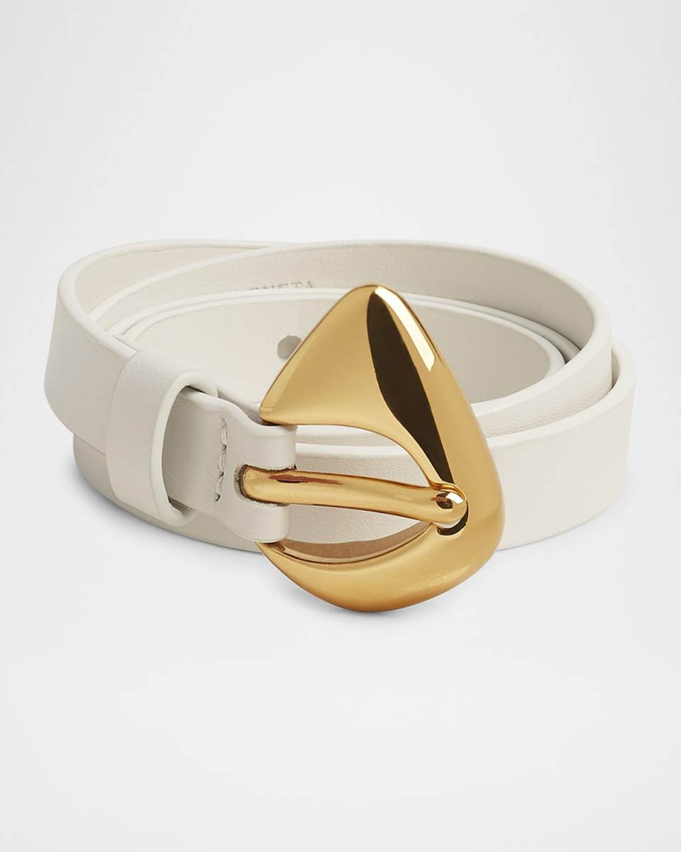Fin Medium Leather Belt